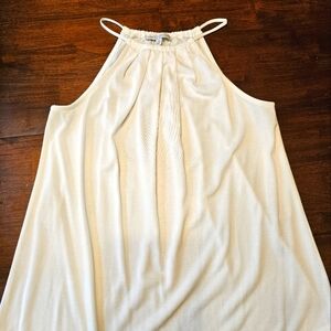 Green Envelope White Pleated Top